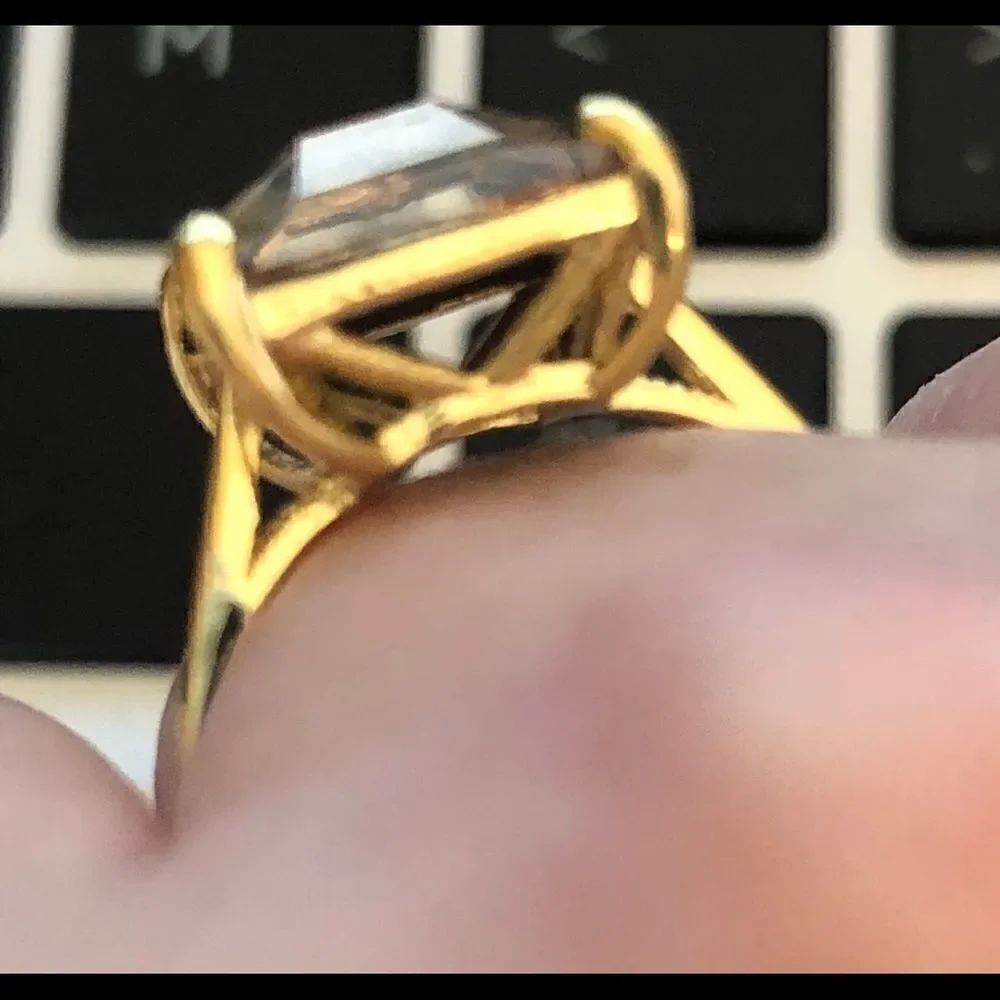 Swarovski authentic crystals Ring Gold plated
